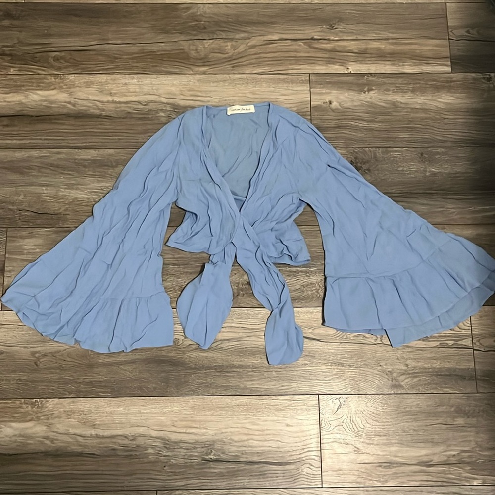 Caren forbes blue long sleeve